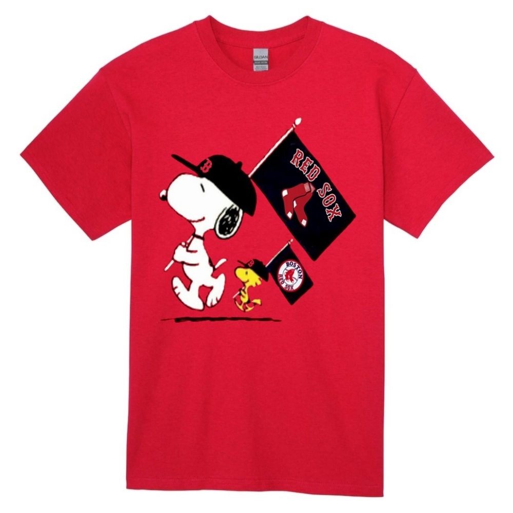 Boston Red Sox 'Snoopy Youth T-shirt sizes XS-XL